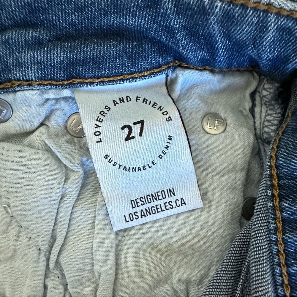 Lovers + Friends Distressed Ricky Low Rise Skinny in Brighton - Picture 11 of 14